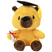 Cappybara Graduation Plushie Stuffed Animal