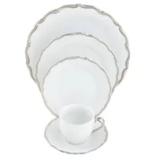 Birmingham Platinum Ultra-White 5 Piece Place Setting