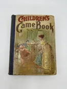 1902 Antique Children’s Game Book 240 Pages Illustrated /ro