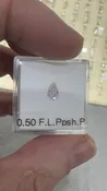 0.50 Carats Oval Cut Fancy Light Purplish Pink Diamond