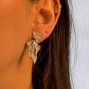Celestial Cluster Leaf Earring