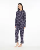 Amelia Pajama Set in Vine Lattice