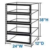 7-Inch SMT Reel Storage Desiccator - 184 Capacity