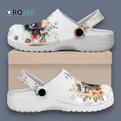 Floral Camera Hobby Classic Crocs