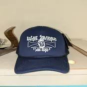 McCabe Trucker Hat Navy Blue — McCabe Surfboards