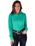 Breathe Instant Cooling Pullover Button Up (Turquoise)