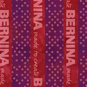 Bernina Bali Effects-Bernina Stripe Red/Multi 1670519B