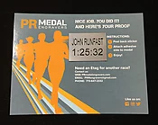 Custom Sized Etags for any Race