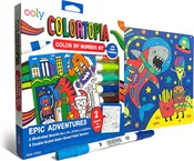 Colortopia: Color by Number Kit with Paint Markers - Epic Adventures