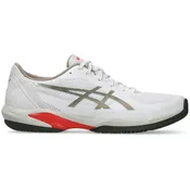 Asics Men's Solution Swift FF 2 Tennis Shoes (White/Vintage Khaki)
