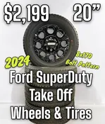 2024 Ford Superduty 20" Take Off Wheels and Tires — Big Boys Toys of the North