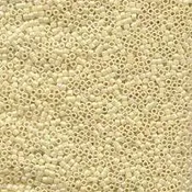 11/0 Miyuki Delica Bead Tube Opaque Cream