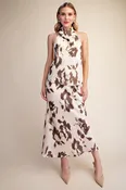 Ava Satin Skirt Set - Cream