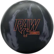 Hammer Raw Bowling Ball - Black/Grey
