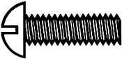 00-90 Brass Round Head Machine Screw -- 1/2 x .047"  1.27 x .12cm pkg(10)