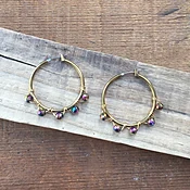 Rainbow Hoops Earrings — Surroundings by Colin
