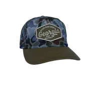 All Mesh Georgia Script Patch Fishing Camo Trucker Hat