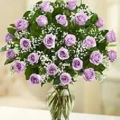 24 LAVENDER ROSE VASE