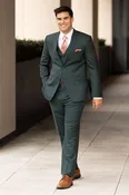 Hunter Green Luka Suit Ike Behar - Style 222 — AVA Formals and Laney Bridal