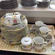 26 Piece Set of Sakura "Creme Brulee" China