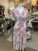 Jodifl Grey Floral Maxi Dress