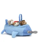airplane with animals - finger puppet