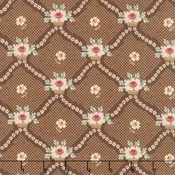 Always and Forever - Lattice Baskets Chocolate Yardage