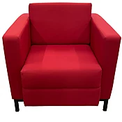 Global Red Upholstered Club Chair