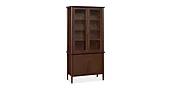 40" Glass-Wood Storage Cabinet | Bassett Furniture