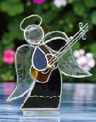 Bass guitar angel