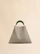 Sac Venice de taille moyenne en cuir beige
