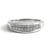 2-Row Princess Diamond Ring — Salvatore & Co.