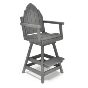 20" Adirondack Bar-Height Swivel Chair