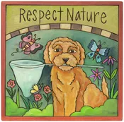 10"x10" Wall Plaque | Goldendoodle