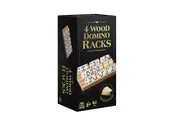 4 Wood Domino Racks