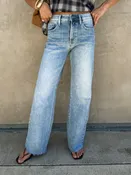 Agata Slim Wide Leg Jeans