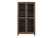 Elure Display Cabinet - Latte / Peppercorn