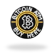 20″ Round White and Orange Neon LED Bitcoin Sign