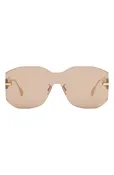 Fendigraphy Sunglasses Shiny Endura Gold/Bordeaux - FENDI
