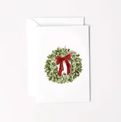 Christmas Wreath Mini Notecard