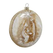5" NORTH STAR HOLY FAMILY DISC ORNAMENT