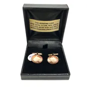 14K Gold Cameo Cufflinks Circa 1960s
