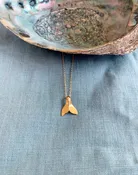 Ka’ena Whale Tail Pendant necklace
