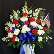 Red, White, and Blue Basket