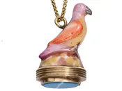 c1760 Parrot Fob Necklace