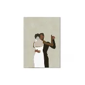 Black Love Wedding Card