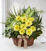 Along The Hills Planter With Cut Flowers