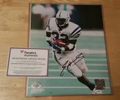 Edgerrin James Colts Signed 8x10 Fanatics Numbered Hologram