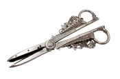 Aesthetic Ornate Grape Shears -- Sterling Silver by Gorham Silversmiths, Circa 1870