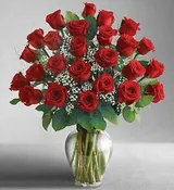 24 RED ROSE